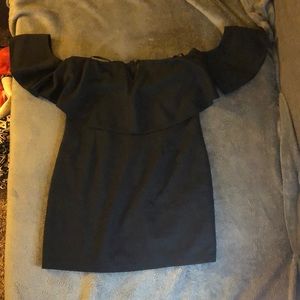 Black cocktail dress